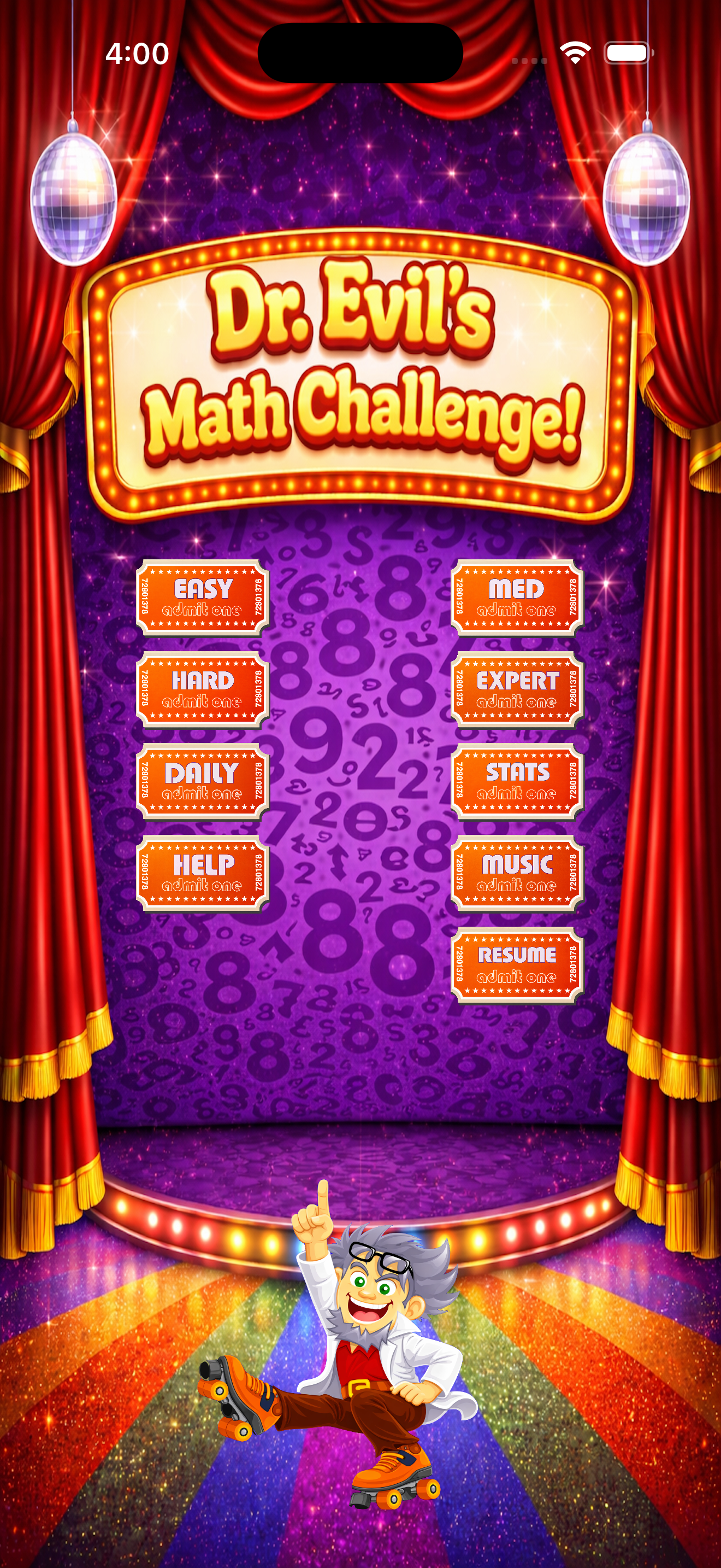 Dr Evil's Math Challenge screenshot 1