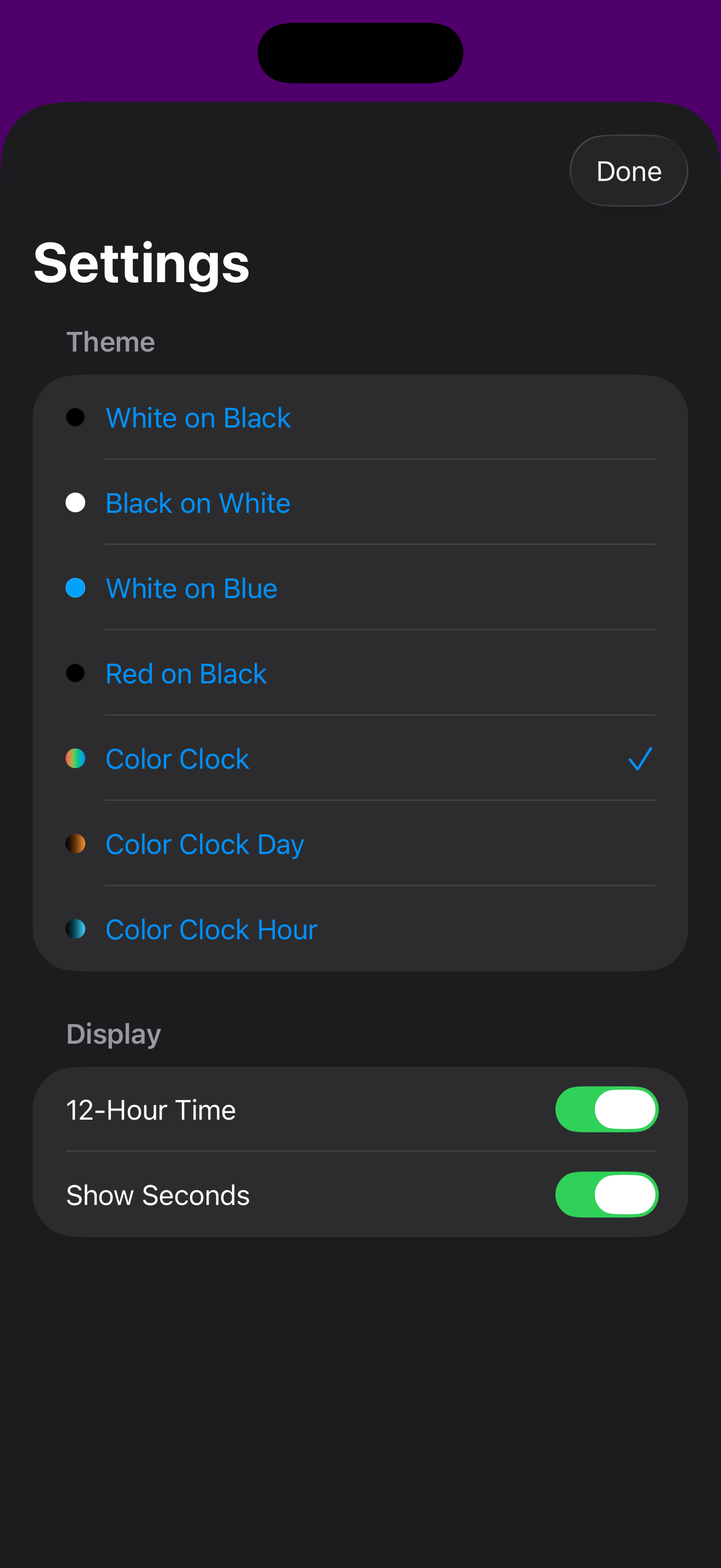 ZenClock screenshot 3